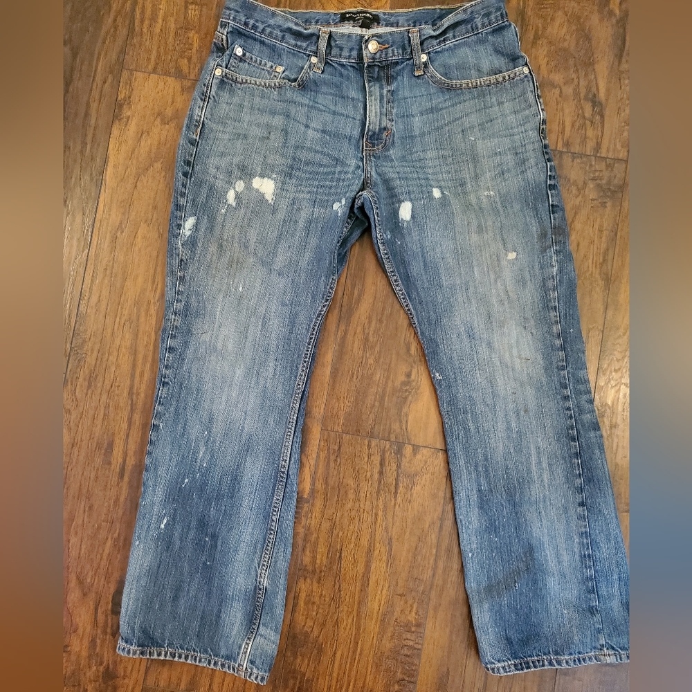 Banana Republic Mens Dark Wash Boot Cut Jeans 35/30